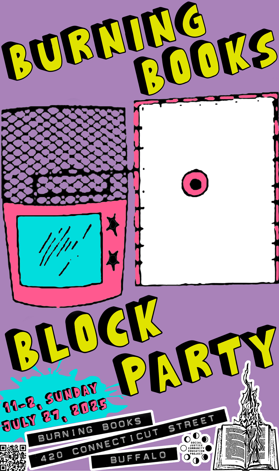 Burning Books Block Party