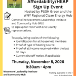 Energy Affordability/ HEAP tabling outreach event