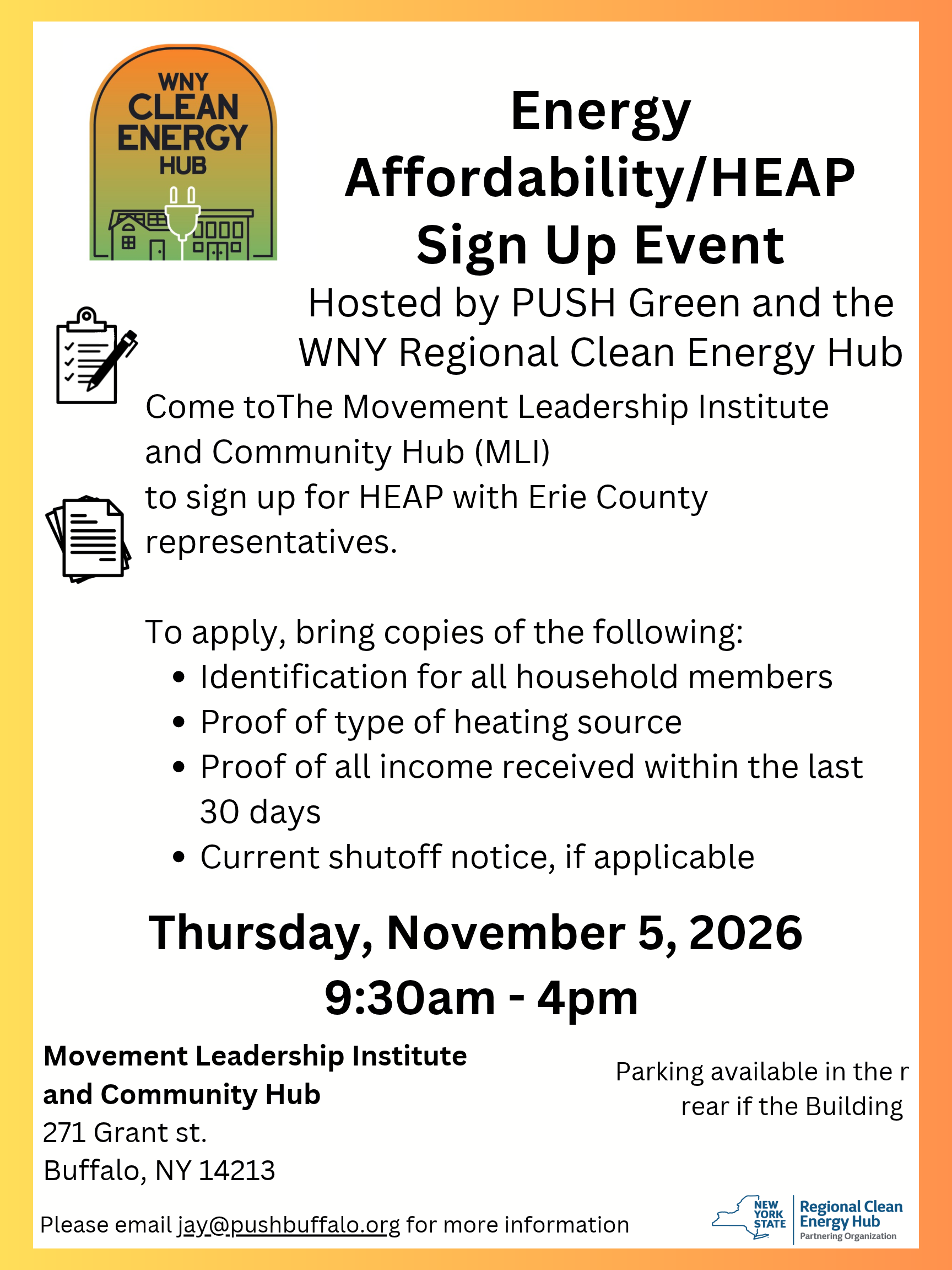 Energy Affordability/ HEAP tabling outreach event